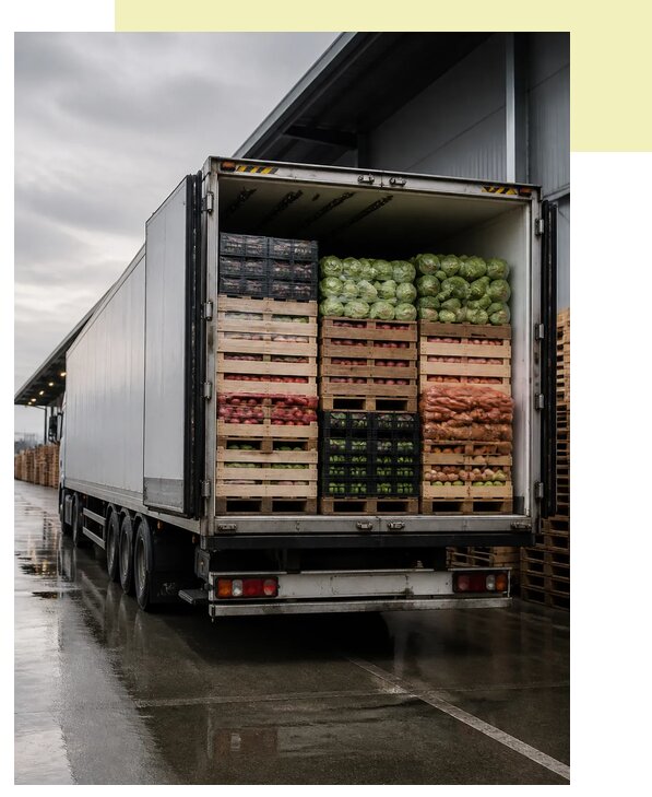 Перевозка плодоовощной продукции в Петрозаводск по цене от 5075 р. | Агросервис-Птр