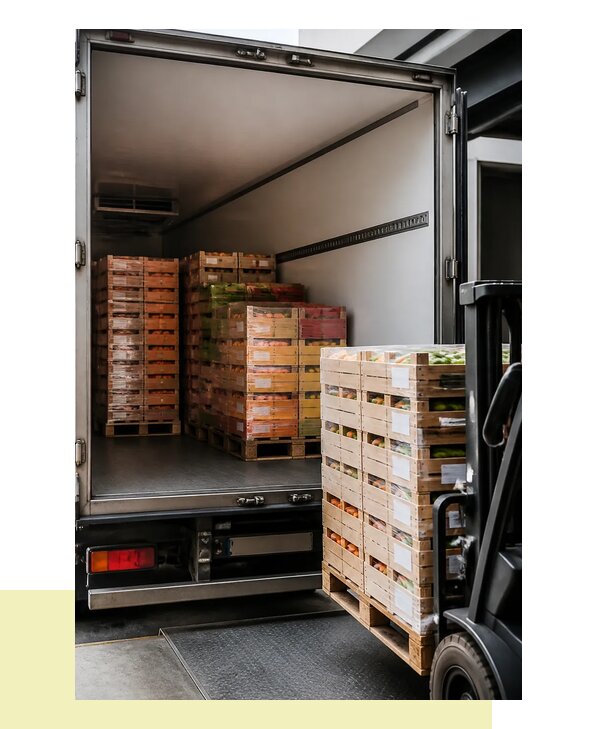Перевозка сельхозпродукции на паллетах с доставкой в Петрозаводск